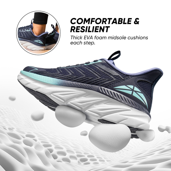 [ALLSWIFIT 2.0] Women's Comfortable Walking Sneakers - BLUE - 1